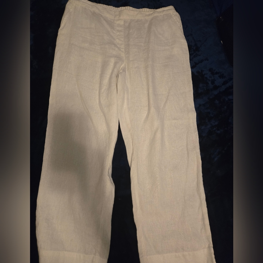 Chico's White Wide Leg Pants Versatile Style